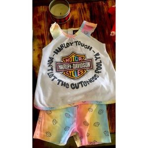 Toddler Harley Davidson outfit
